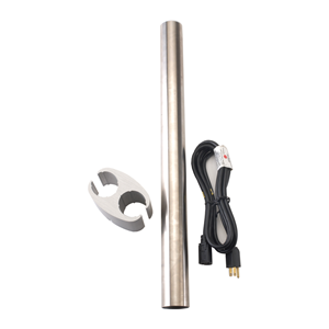 DCI 8432 Light Post Extension, 24", Ritter Bushing, Stainless Steel