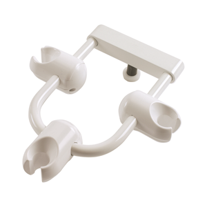 DCI 8241 Horseshoe Holder Bar w/Standard Holders, White