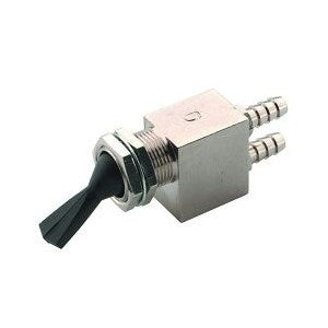 DCI 7168 Toggle Valve, Momentary, Rear Ported, 2-Way, Black