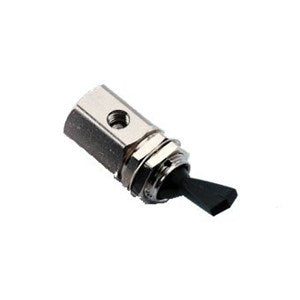 DCI 7027 Toggle Valve, Momentary Gray 3-Way, Normally Open, Gray