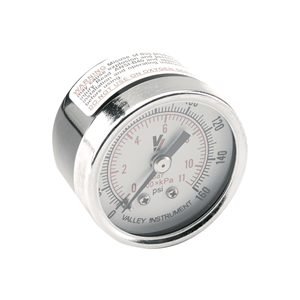 DCI 7260 Round Pressure Gauge, 0-160 PSI