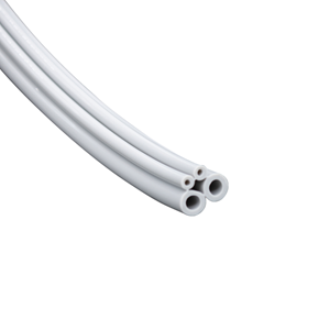 DCI 423B FC Tubing, 4 Hole, Poly Gray; Box of 100ft