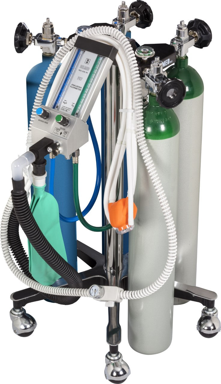 Belmed Mobile Cart 4 Tank System