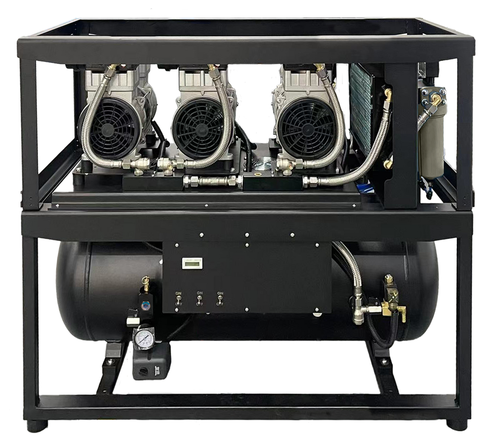 Vector Vortex Stackable Compressor Triple 2HP (10-12 User) VS6