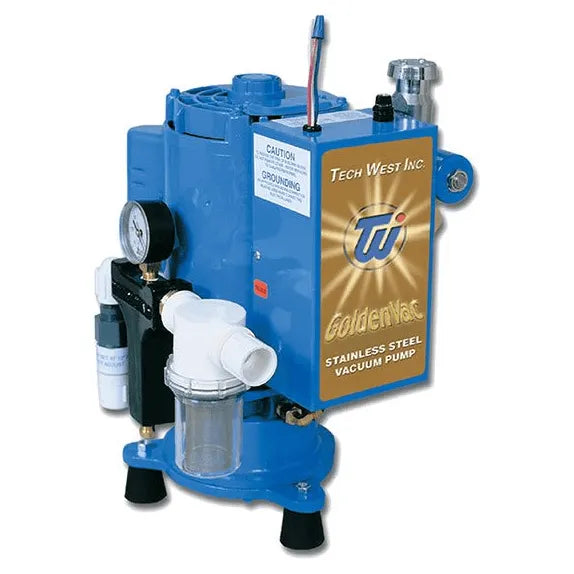 Tech West GoldenVac VPLG5SSR 5 User 1 x 2 HP 115/230V - Recycler, Sep