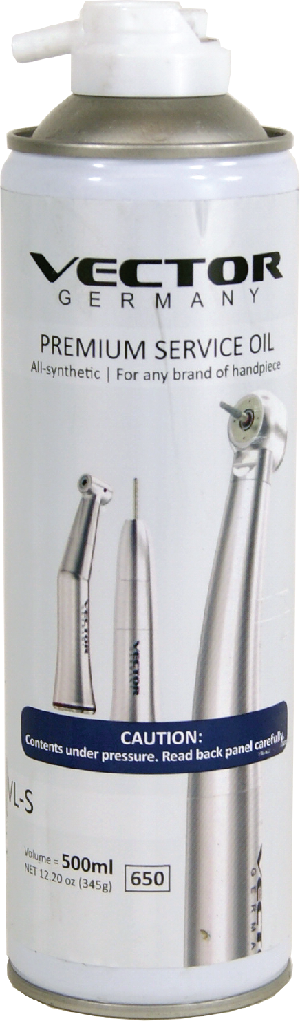 Vector Premium Handpiece Lubricant & Cleaner (Buy 6 Cans of Spray(VL-S) and get 2 Spray Adaptors Free)